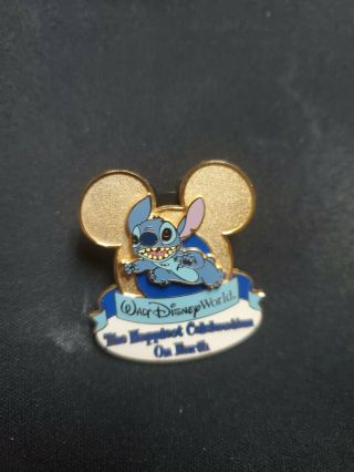2005 Disney Happiest Celebration On Earth Stitch Pin Rare