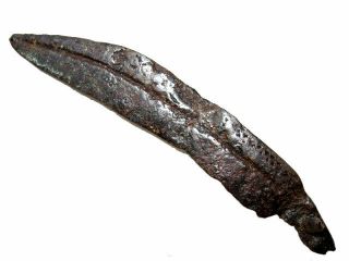 Celtic Iron Curved Knife - Dagger Maheyra From C.  200 - 100 Bc. ,