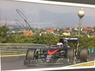 RARE Jenson Button McLaren F1 Signed Photo Display,  AUTOGRAPH FORMULA ONE 2