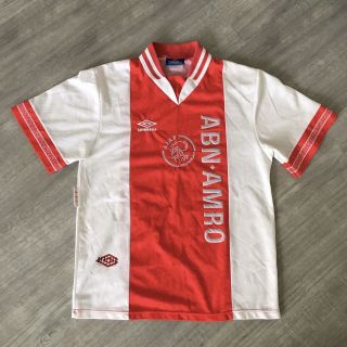 Ajax Amsterdam 1994 1995 Home Umbro Football Soccer Shirt Vgc Rare Medium