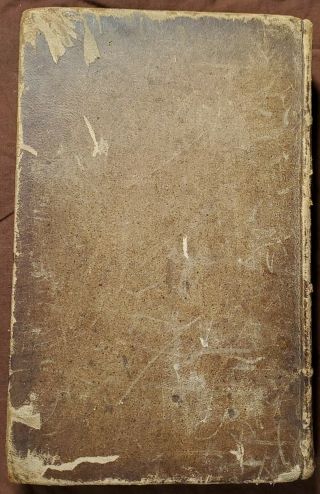 1834 Old Leather Antique Book / Plutarch ' s Lives by John & William Langhorne 2