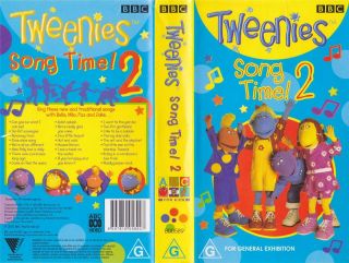 Tweenies Song Time 2 Vhs Pal Video A Rare Find