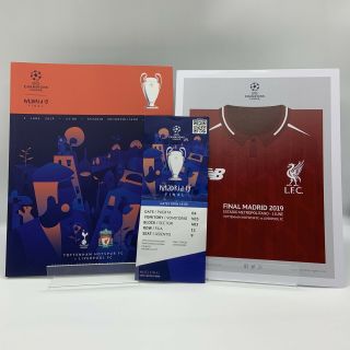 Rare Liverpool 2019 Champions League Final Programme,  Ticket Tottenham Klopp