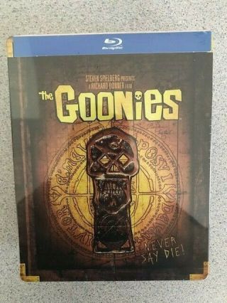 The Goonies Steelbook Blu - ray Disc Rare 2