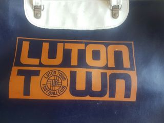 Rare Vintage Luton Town Fc Football Club Bag 1970s