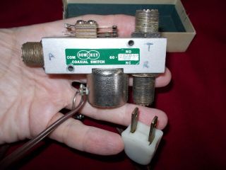 Dow - Key Dk60 115vac Coaxial Switch Relay Coax Vintage Ham Radio Equipment Rare?