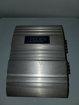 Old School Rodek 250i Channel Amplifier Rare Made In Usa Zed Audio 100w Amp