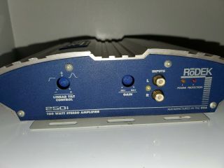 Old School Rodek 250i Channel Amplifier RARE Made In USA Zed Audio 100w amp 3