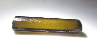 7.  20 Crt Rare Mustard Tourmaline Crystal Facet Rough