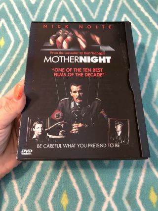 Mother Night (dvd,  2000) Rare Oop Nick Nolte Region 1 Usa
