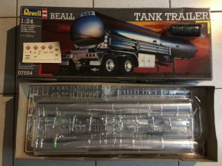1/24 Revell 07554 : Semi Remorque Citerne Inox Beall Tank Trucking Wabash Rare