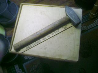 Blacksmith Forging Cross Pein 3 - 4 Pound Hammer Antique Vintage Old Tool Unmarked