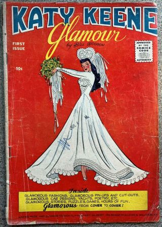Katy Keene Glamour 1 Archie Comics Book Golden Age Romance 1957 Rare