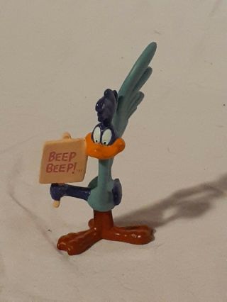 Roadrunner Figurine Road Runner Official Warner Bros Looney Tune 1990 Rare