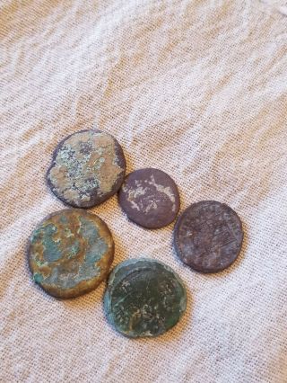 2,  000 Year Old Coins From Jerusalem Biblical Money Vintage Antique Very Cool