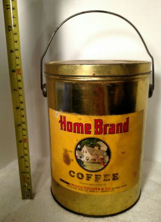 Vintage/rare Home Brand 2 Pound Coffee Can