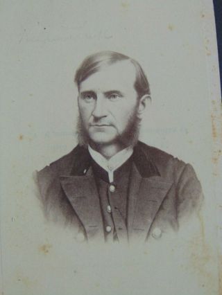 General Kilpatrick - Antique Civil War Cdv Photograph By C.  W.  Thorne