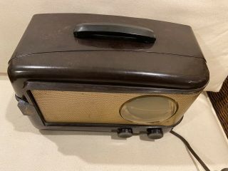 Emerson 543 Vintage Antique Bakelite Tube Radio.  1949 2