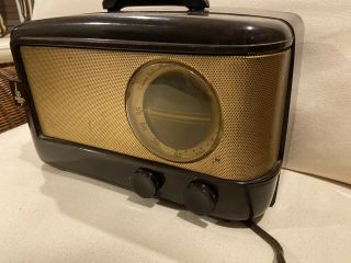 Emerson 543 Vintage Antique Bakelite Tube Radio.  1949 3