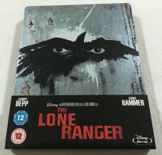 The Lone Ranger (2013) - Limited Edition Steelbook Blu - Ray | Like - | Rare