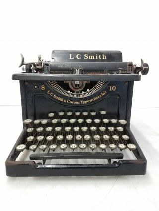Antique Lc Smith & Corona Typewriter Factory Rebuilt Made In Usa