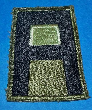 Rare Greenback Ww2 1st Army Unknown Off - White Center Patch