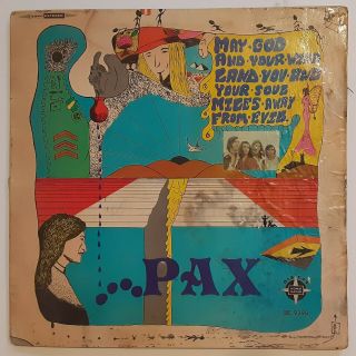 Pax " Pax " Album Mega Rare Hard Rock Psych Fuzz Lp From Peru