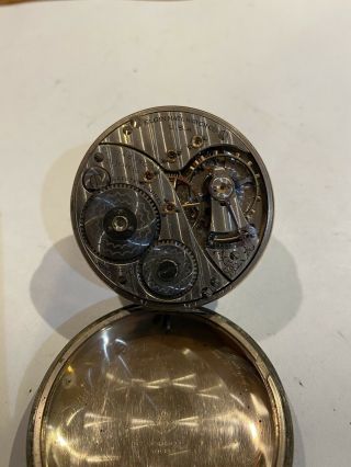 Rare Elgin 18s Railroad Grade 412 21 Jewel Antique Pocket Watch
