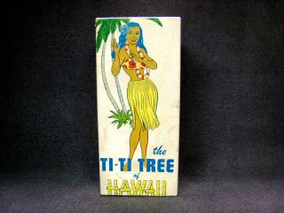 Vintage " Ti - Ti Tree Of Hawaii " Gag Gift Adult Prank Funny Rare (likely 1960s)