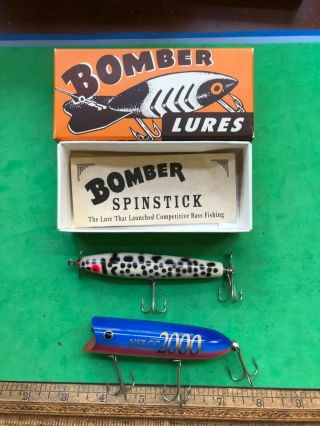 Bomber Spinstick Lure And Nflcc Heddon Lucky 13