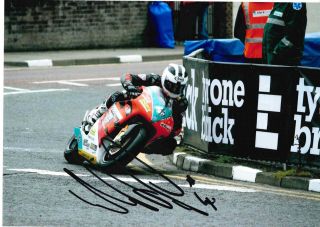 William Dunlop (ultra Rare Autograph) Autographed By William 7x5 Tt Ugp Nw200