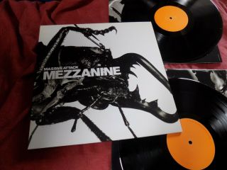 Massive Attack Mezzanine Rare X2 Lp,  Inners 1990 