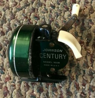 Vintage Johnson Century Model 100b Casting Fishing Reel