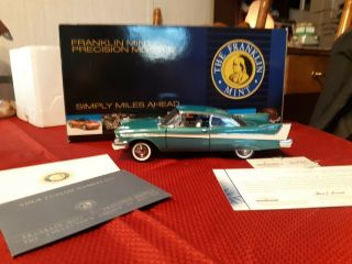 Rare Franklin 1958 Plymouth Belvedere Limited Ed 134/2500 1:24 Scale