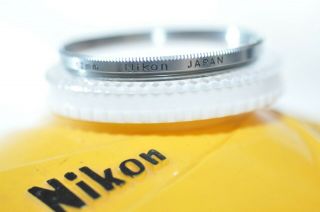 Nikon 52mm L1a Silver Chrome Early Filter Rare For Rangefinder Or Tick Mark Lens
