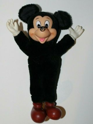 Vintage Mickey Mouse Doll By Applause - Rare Disney Mickey Mouse Doll (9 " Tall)