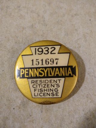 Pennsylvania 1932 Resident Citizen 