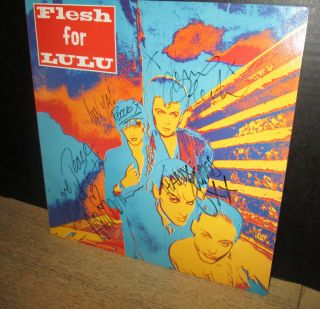 Flesh For Lulu 1984 Uk 1st Lp,  Insert Rare Signed Wasted Youth The Cure Bauhaus