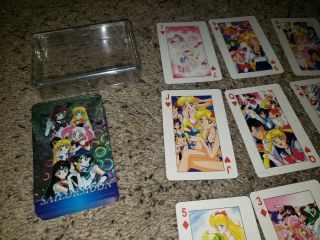 Sailor Moon Stars 54 Poker Playing Cards Rare Set W/box