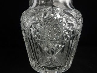 Antique American Brilliant Cut Glass Vase ABP (item B4) 2