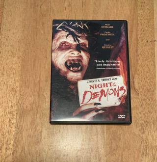 Night Of The Demons (dvd,  2004) Anchor Bay Oop Rare Horror Linnea Quigley