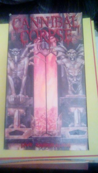 Cannibal Corpse - Live Cannibalism Rare Metal Blade Records 2000 Vhs Death Metal
