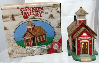 Rare Retired Midwest Of Cannon Valley 11293 9 Little Red School House