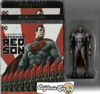 Superman Red Son 4k Ultra Hd,  Blu - Ray,  Limited Figure Rare ✔☆mint☆✔ No Digital