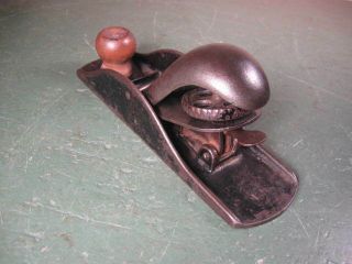 OLD VINTAGE STANLEY WOODWORKING TOOLS RARE EARLY BLOCK PLANE NO.  120 2