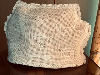 English Antique Crochet Tea Cozy