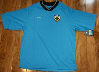 Rare 2001 - 2002 Aek Athens Football Shirt Trikot Camiseta Medium Bnwt