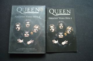 Queen Greatest Video Hits 1 Rare 2 X Dvd Set Freddie Mercury