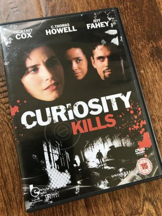 Curiosity Kills Dvd - Rare - Courtney Cox,  C.  Thomas Howell,  Jeff Fahey