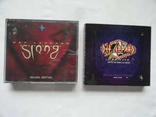 Def Leppard : Slang - Rare Double Cd Set & Hysteria 3 Disc Live Deluxe Edition